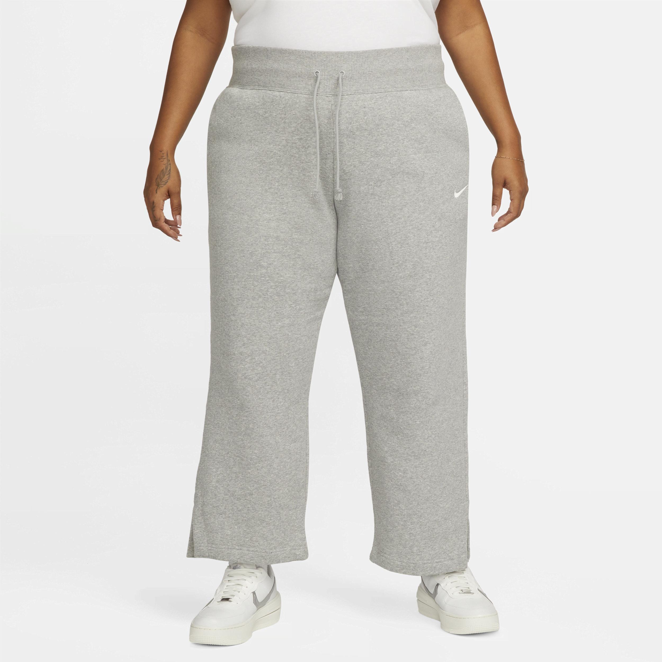 Womens Nike Sportswear Phoenix Fleece High-Waisted Wide-Leg Sweatpants (Plus Size) product image