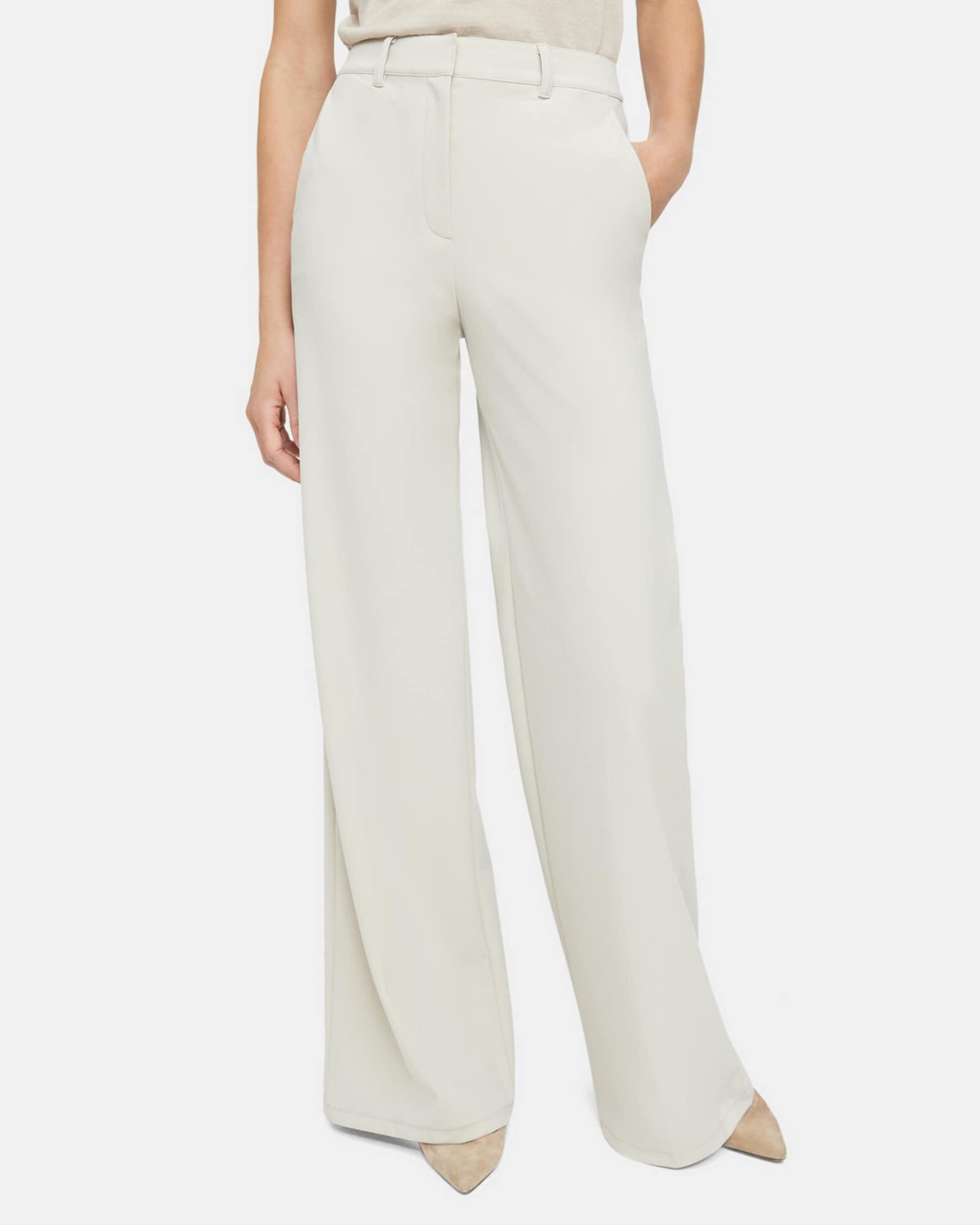 Wide-Leg Pant in Performance Knit Product Image