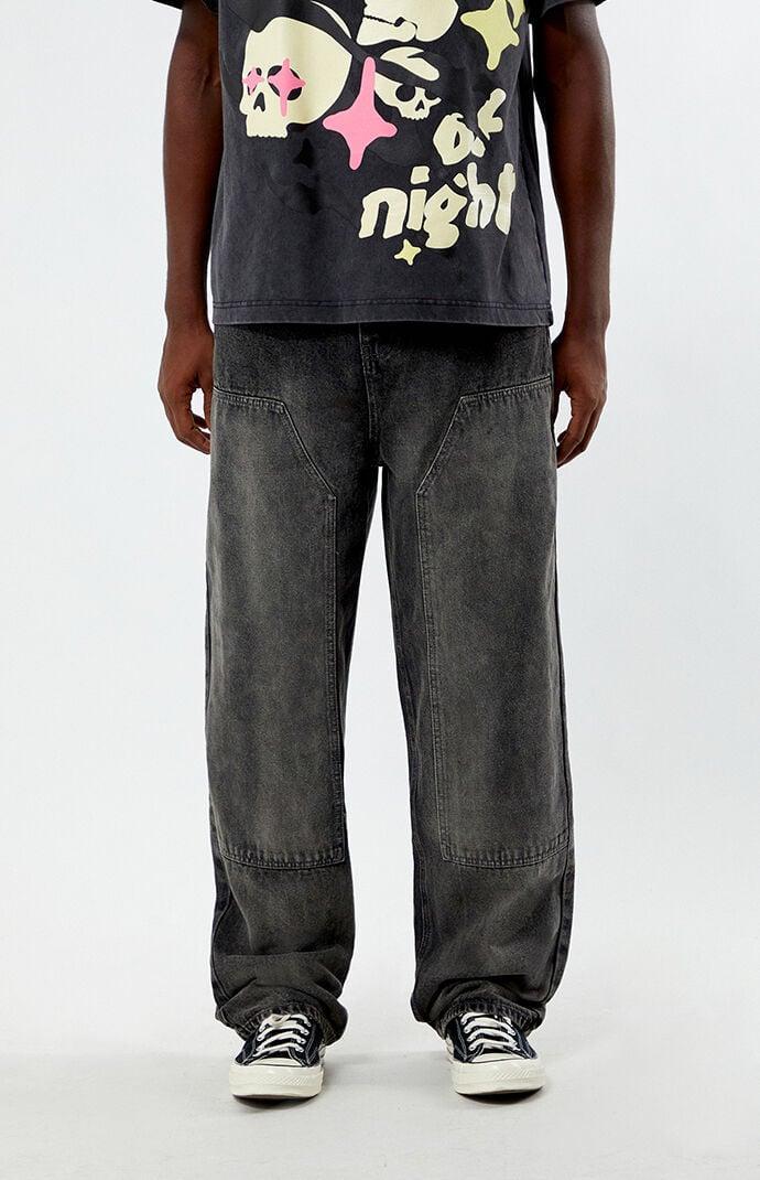 Men's Acid Wash Carpenter Extreme Baggy Jeans - 34W x 32L Product Image