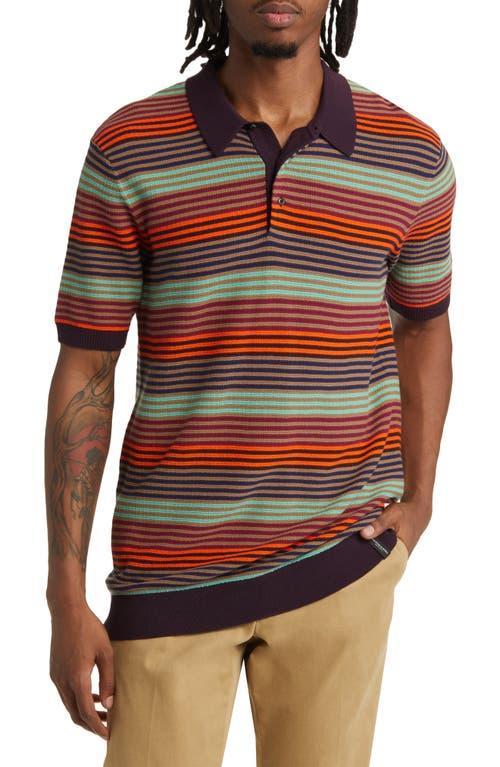 Scotch & Soda Hideaway Stripe Polo Sweater Product Image