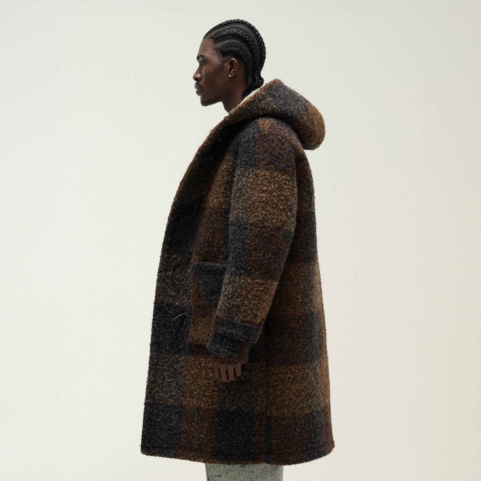 &Kin Boucle Check Nolen Coat - Kindling Male Product Image