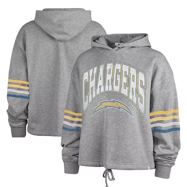 Womens 47 Gray Los Angeles Chargers Upland Bennett Pullover Hoodie Product Image