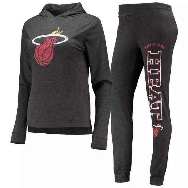 Womens Concepts Sport Miami Heat Hoodie & Pants Sleep Set Product Image