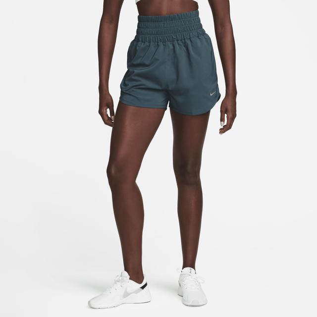 Nike Womens One Dri-FIT Ultra High-Waisted 3 Brief-Lined Shorts Product Image