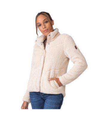 Women's Sherpa Butter Pile Button Front Jacket Product Image