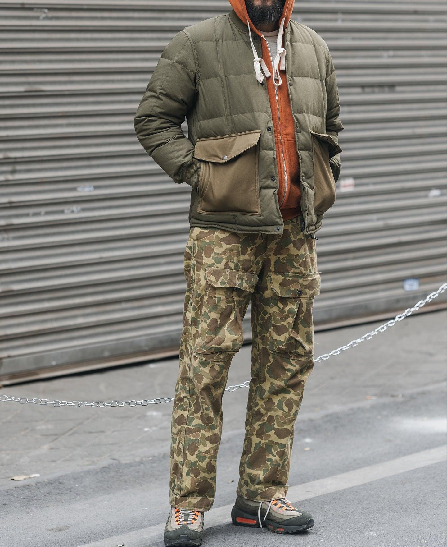 Box Quilted Down Liner Jacket - Olive Product Image