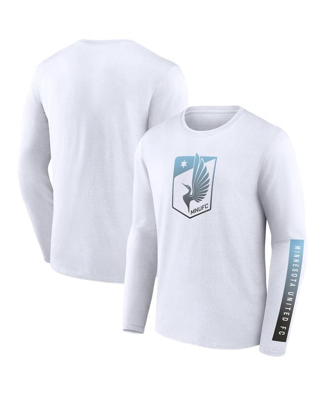 Fanatics Mens White Minnesota United Fc Long Sleeve T-Shirt Product Image