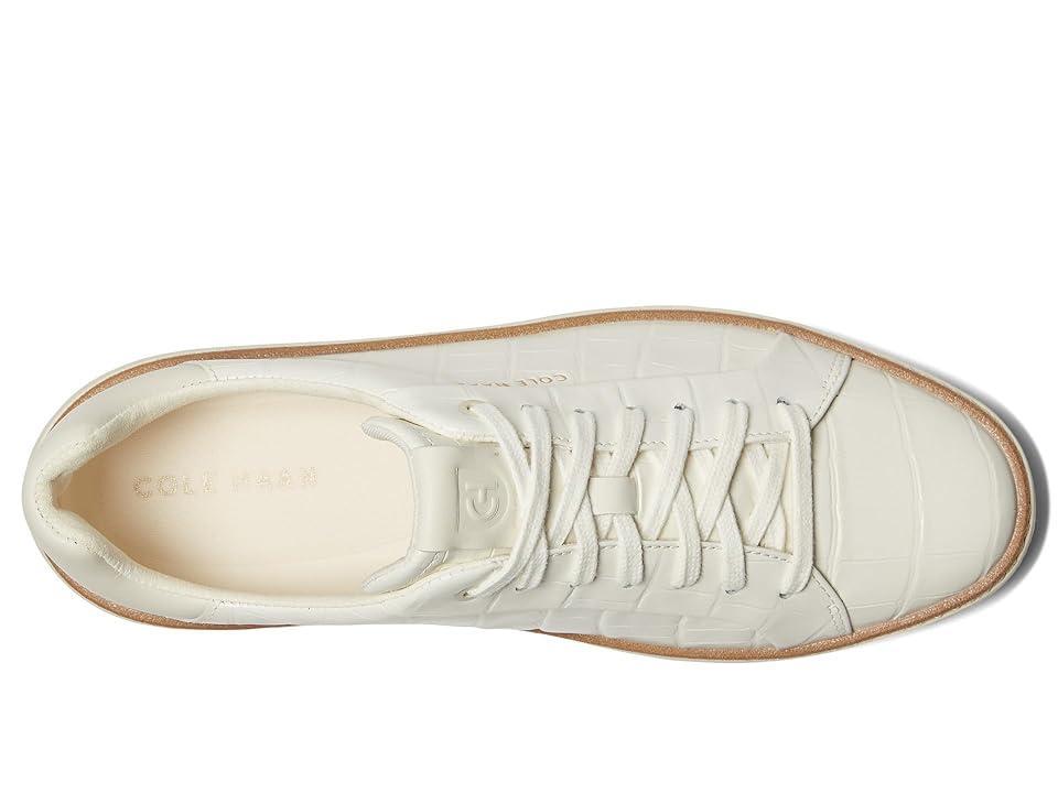 Cole Haan Grandpro Topspin Sneakers (Ivory Croc Print) Women's Shoes Product Image