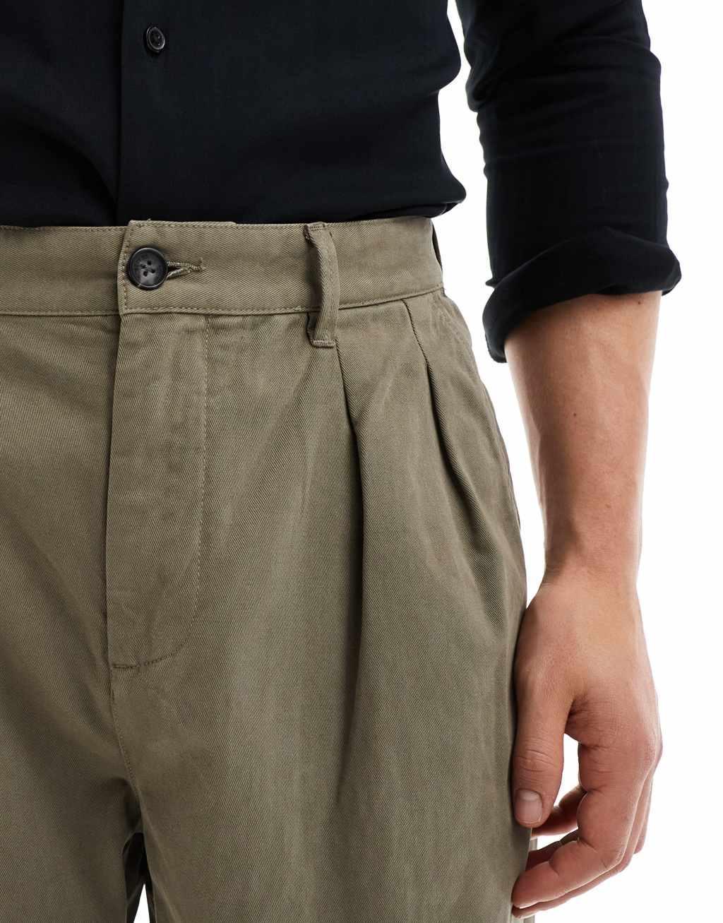 Scalpers icon louvre pants in brown Product Image