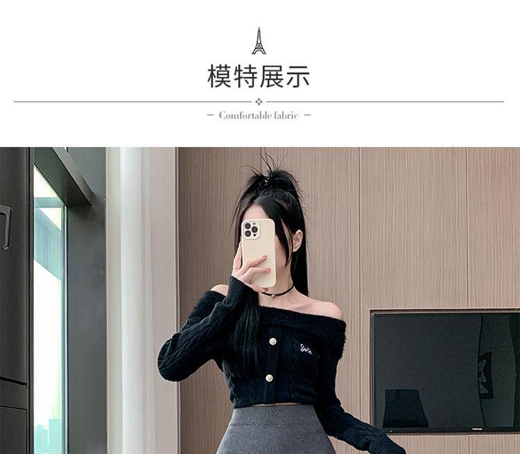 High Waist Plain Mini Pleated Skirt Product Image