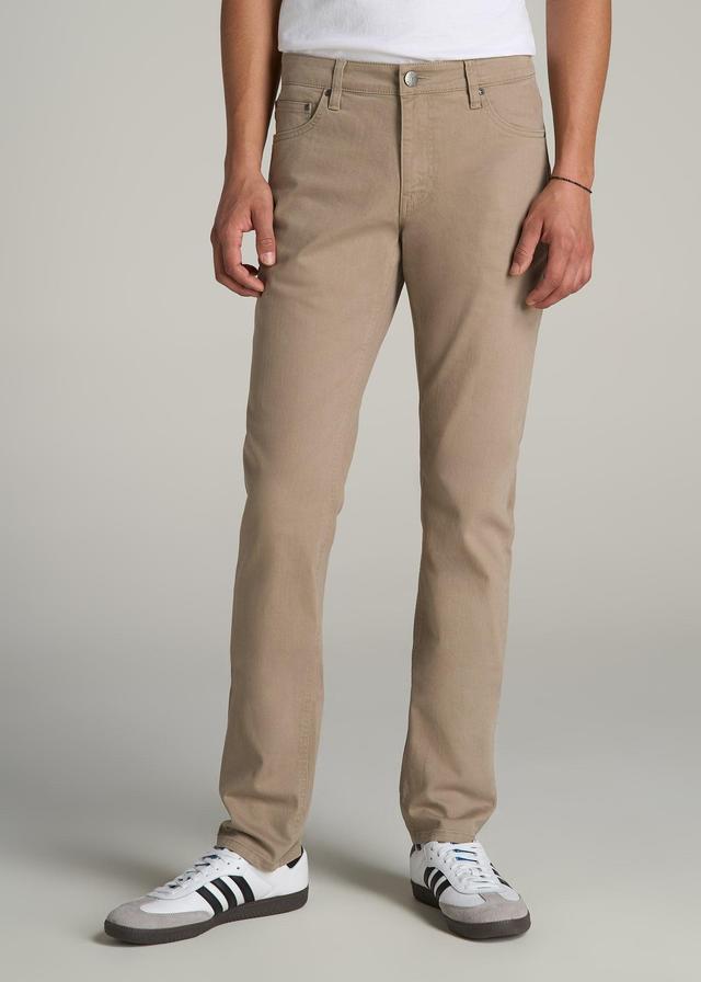 Carman Tapered Fit Colored Jeans for Tall Men in Clay Wash Male Product Image