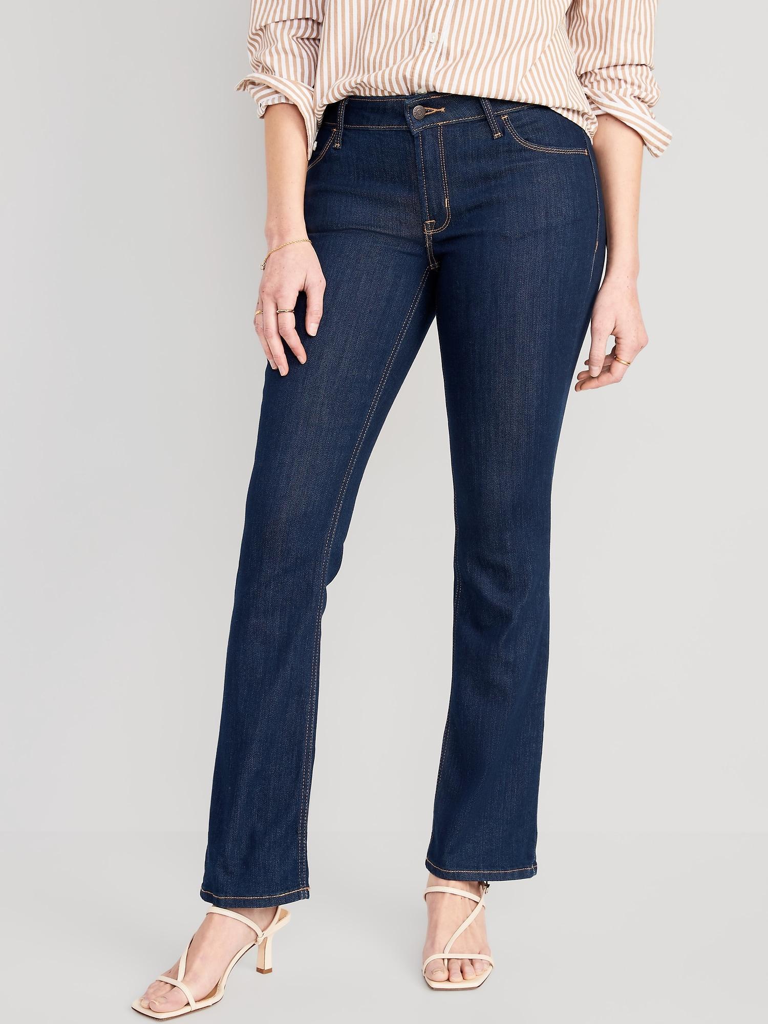 Mid-Rise Wow Boot-Cut Jeans for Women Product Image