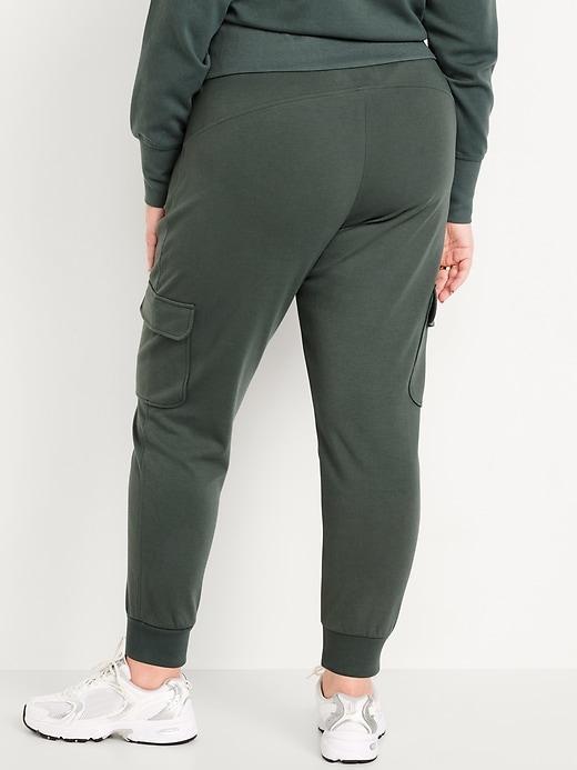 High-Waisted Dynamic Fleece Cargo Joggers Product Image