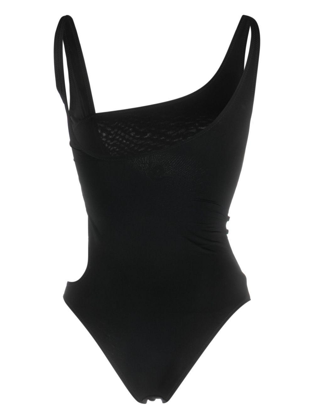 cut-out high-cut swimsuit Product Image