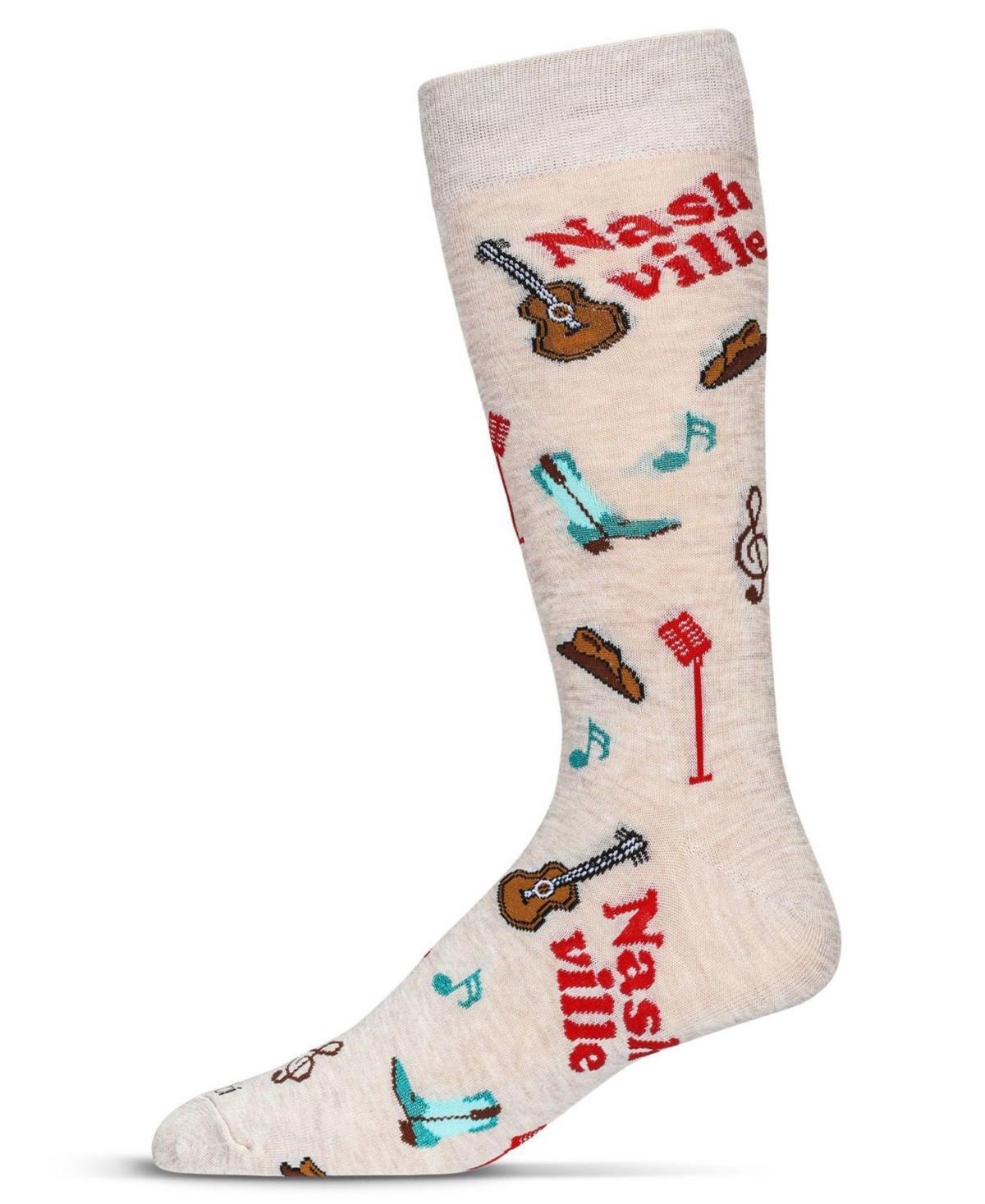 MeMoi Mens Nashville Novelty Crew Socks Product Image