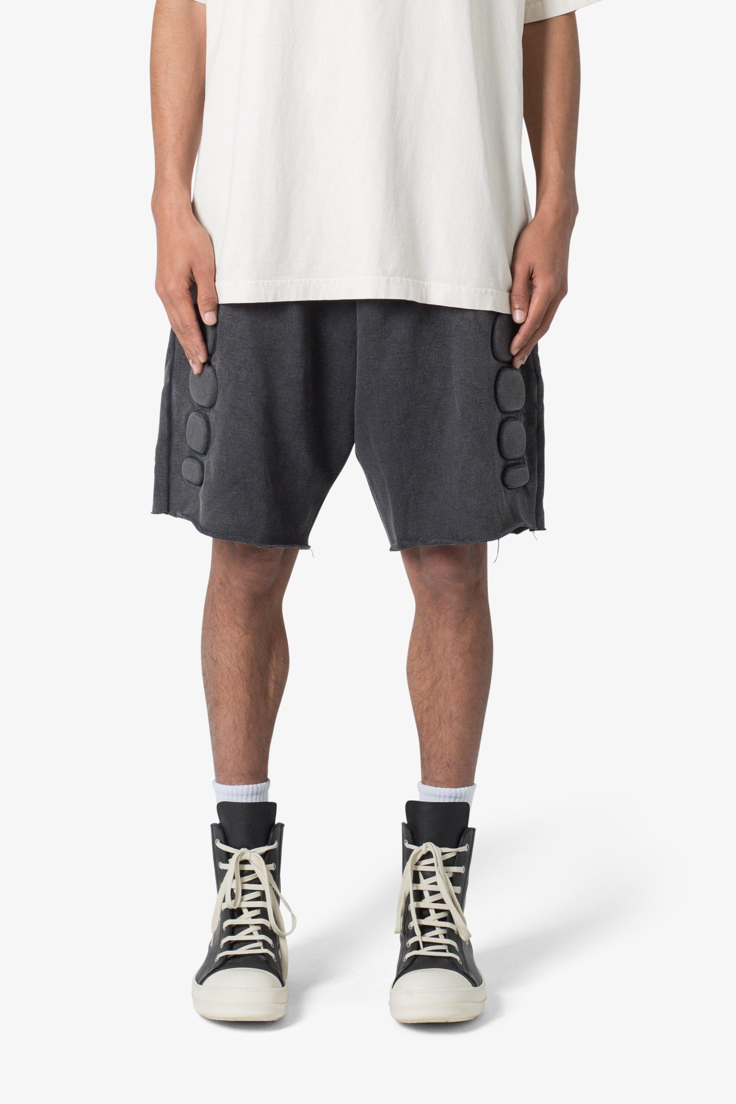 Moto Padded Sweatshorts - Black Product Image