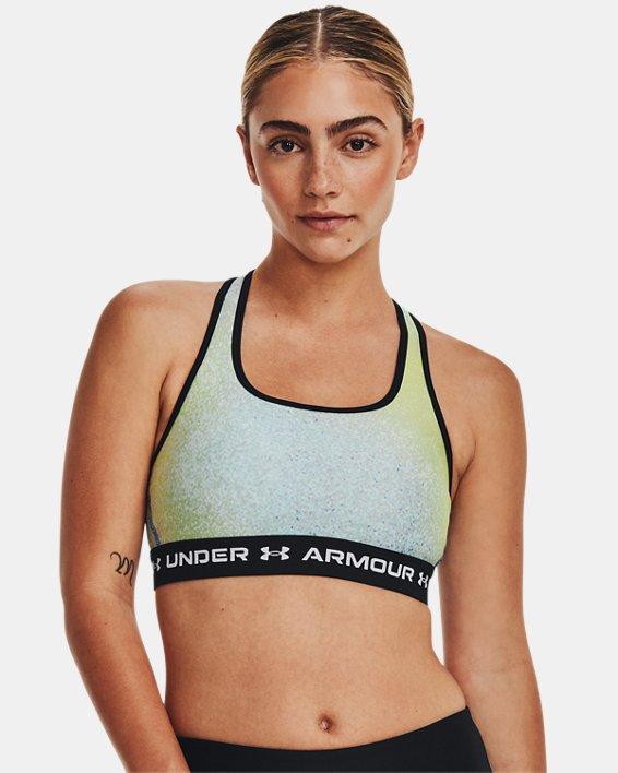 Women's Armour® Mid Crossback Printed Sports Bra Product Image