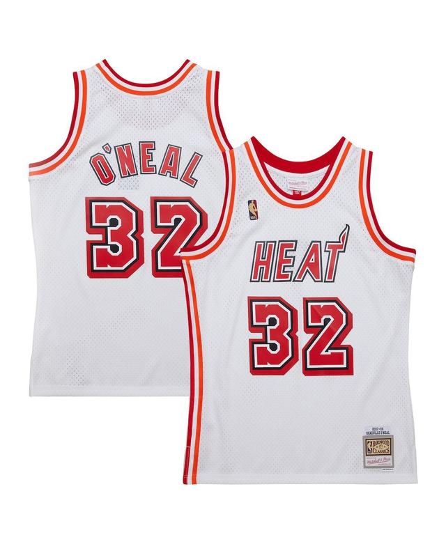 Mens Mitchell & Ness Shaquille ONeal Miami Heat 2007/08 Hardwood Classics Swingman Jersey Product Image