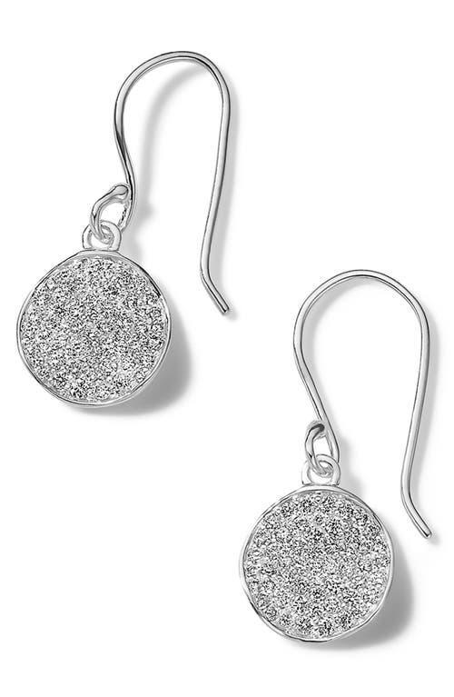 Womens Stardust Small Flower Sterling Silver & .53 TCW Diamonds Drop Earrings Product Image