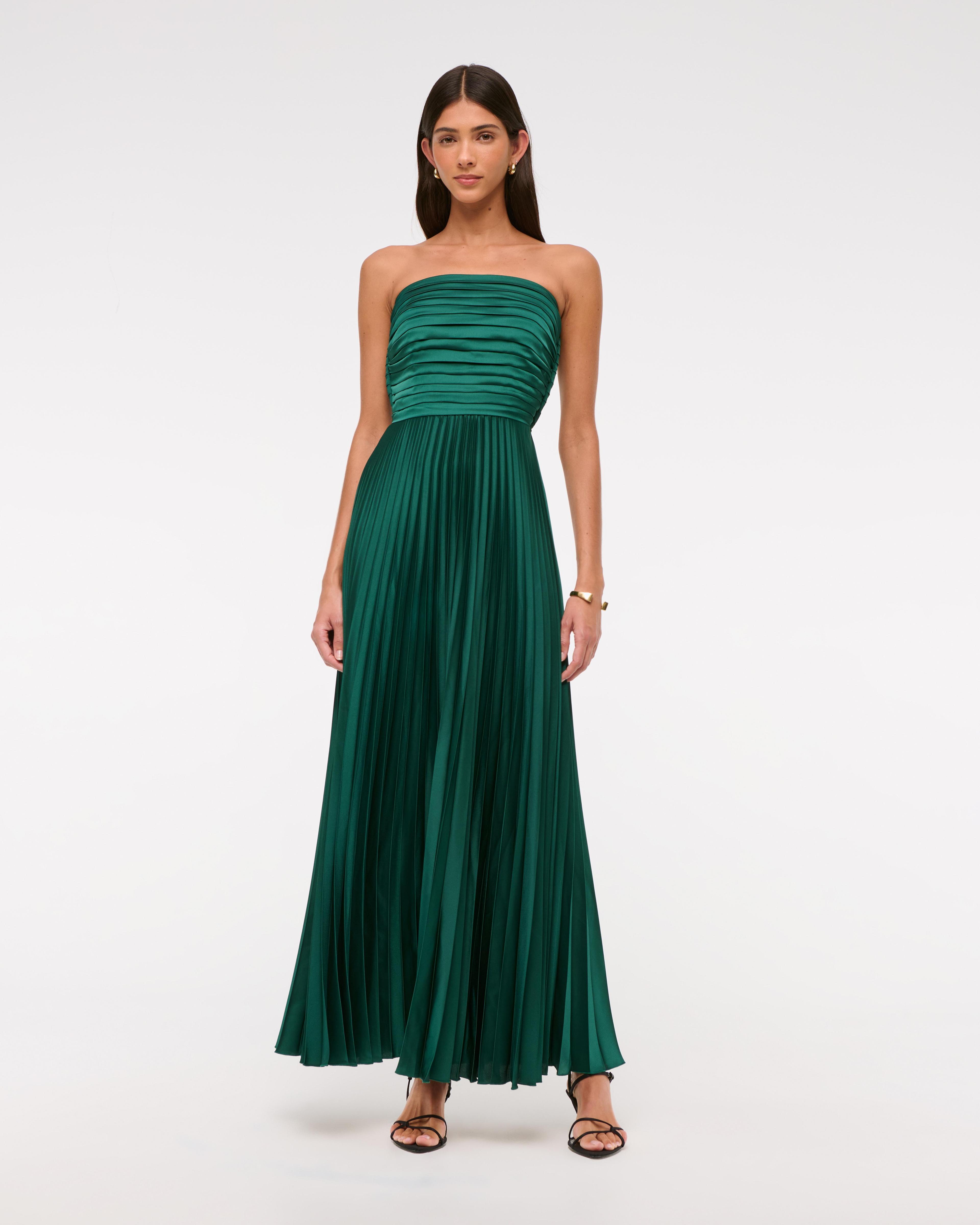 The A&F Giselle Strapless Drama Maxi Dress Product Image