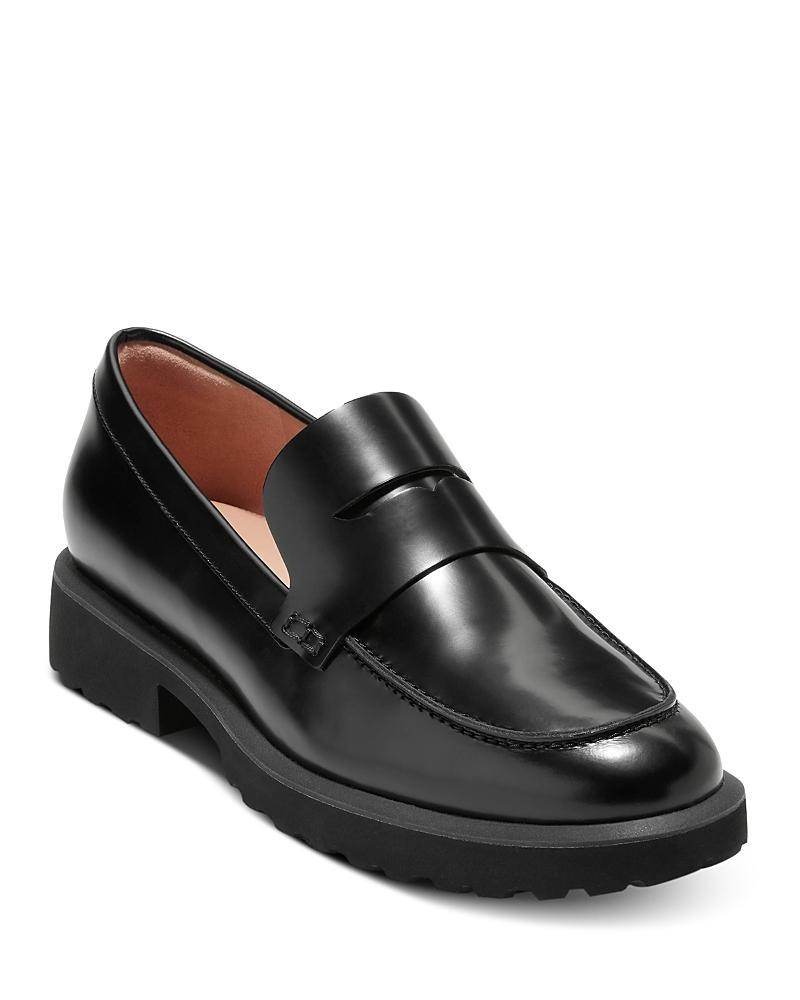 Womens Geneva Leather Loafers Product Image