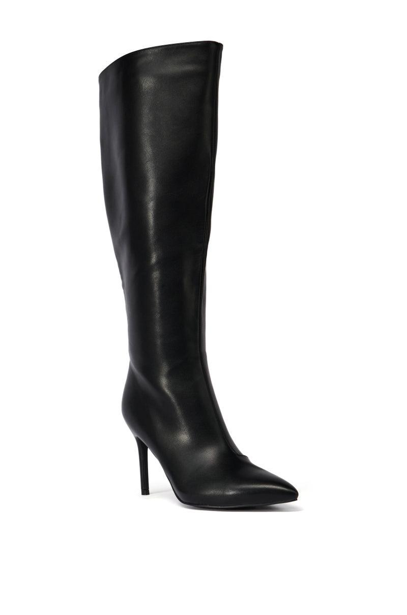 AZALEA WANG ROSELYNN BLACK STILETTO BOOT Product Image