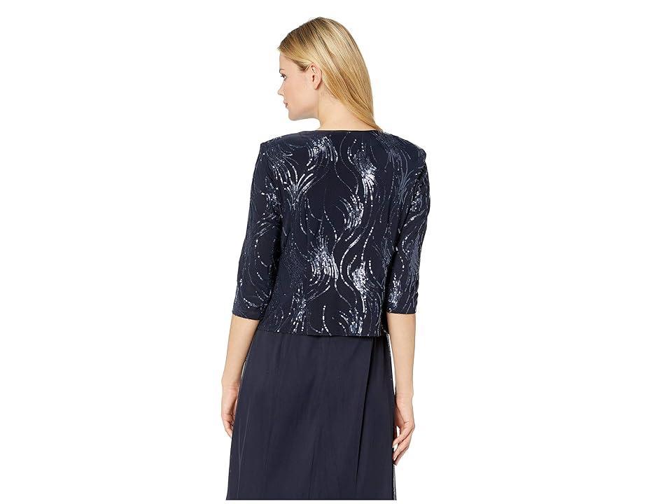 Alex Evenings Sequin Midi Dress with Jacket Product Image