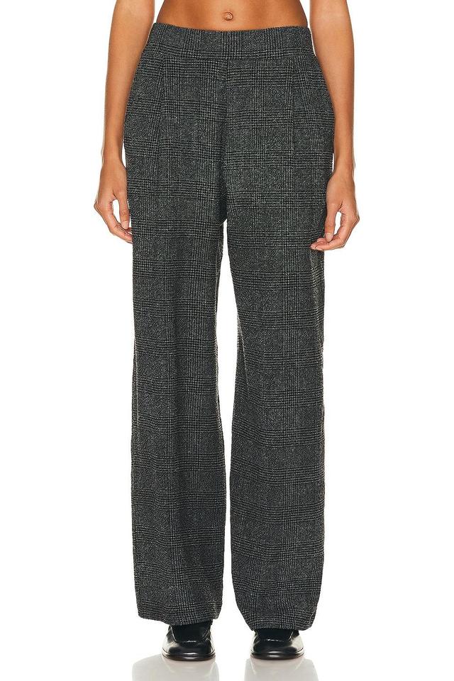 LESET Austyn Pleated Pocket Pant in Charcoal Product Image