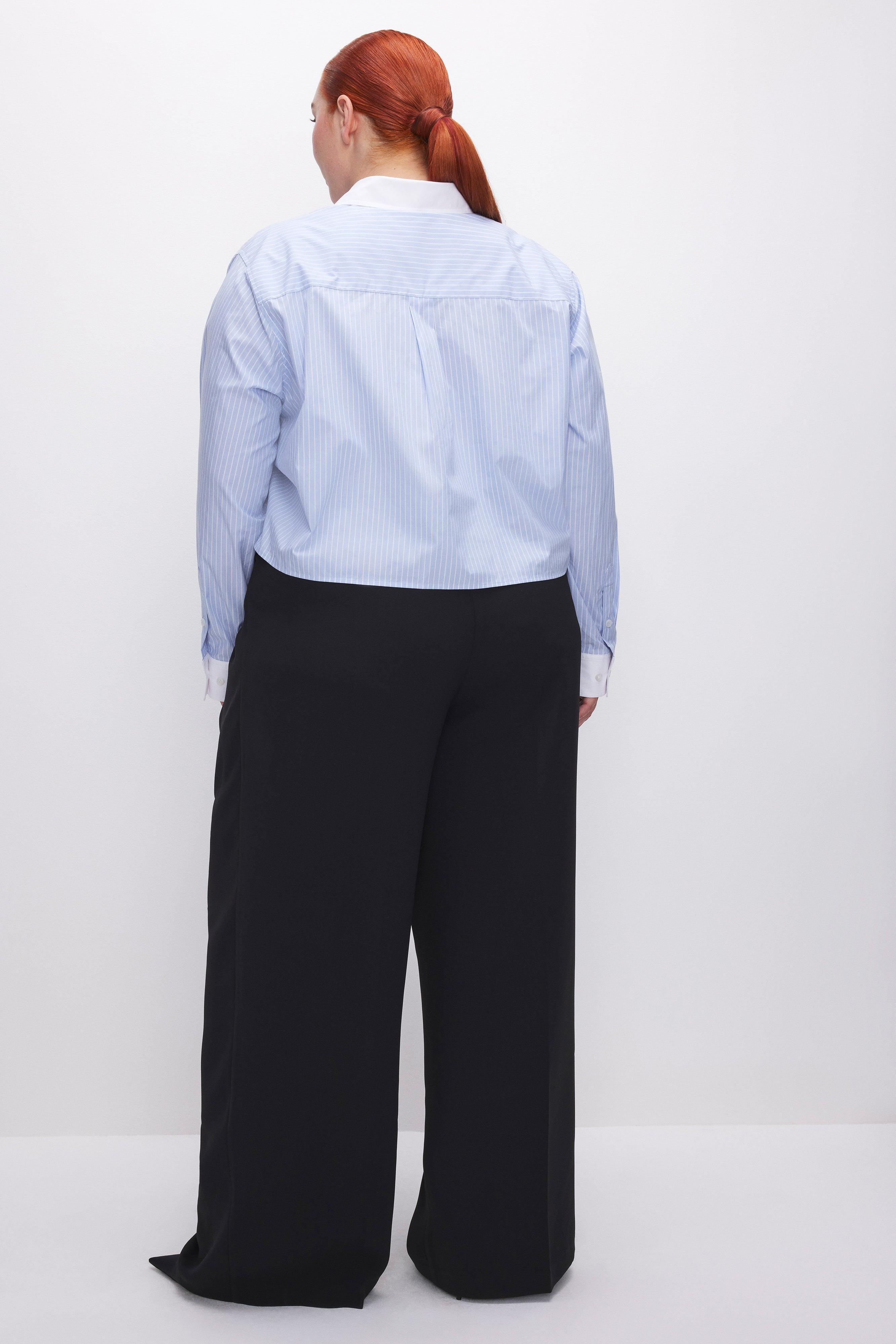 WIDE LEG TROUSERS | BLACK001 Product Image