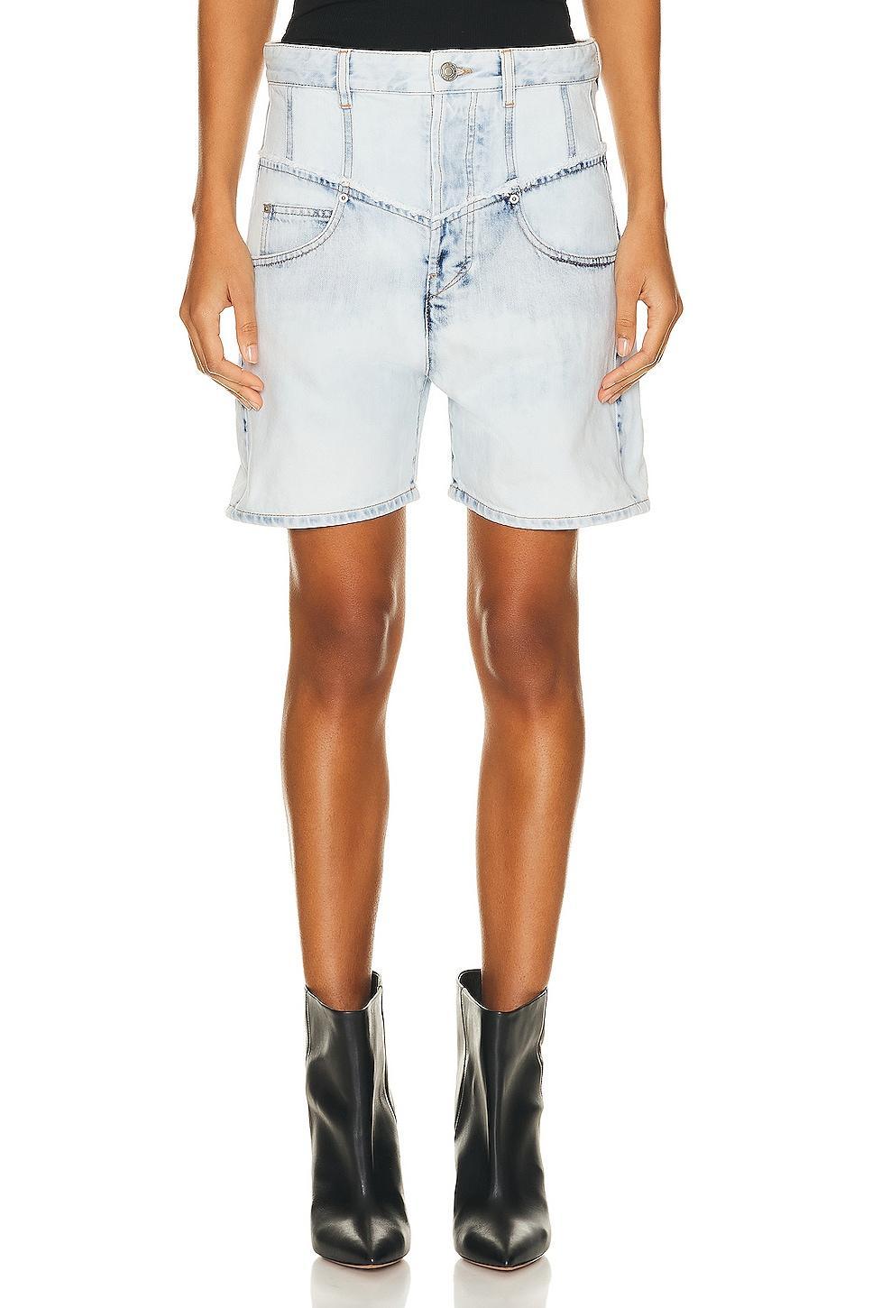 Isabel Marant Oreta Short in Blue Product Image