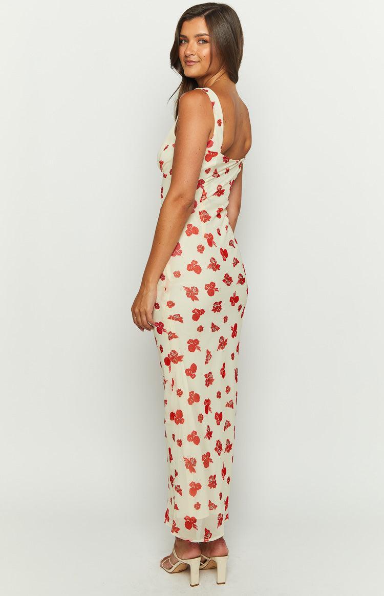 Alonica Rosie Cream Maxi Dress Product Image