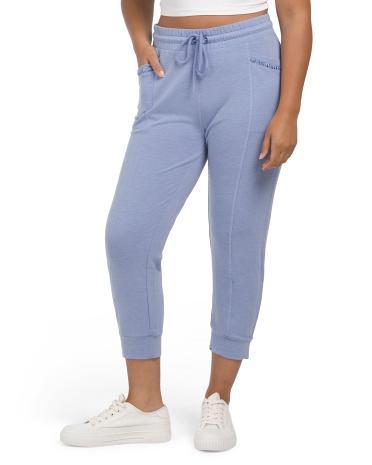 Lounge Capri Joggers for Women | Polyester/Spandex/Rayon Product Image