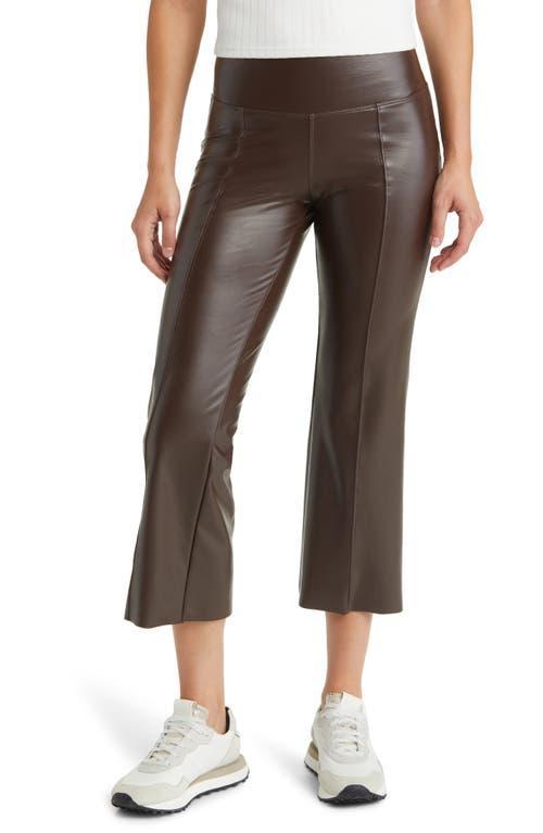 Hue Crop Faux Leather Leggings product image