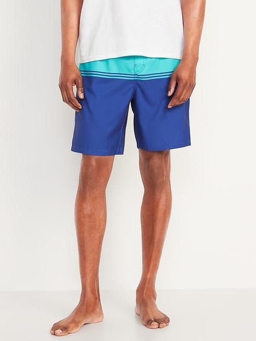 Printed Swim Trunks --7-inch inseam Product Image