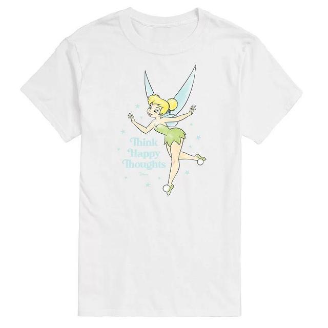 Disneys Tinker Bell Big & Tall Happy Thoughts Graphic Tee, Mens Product Image