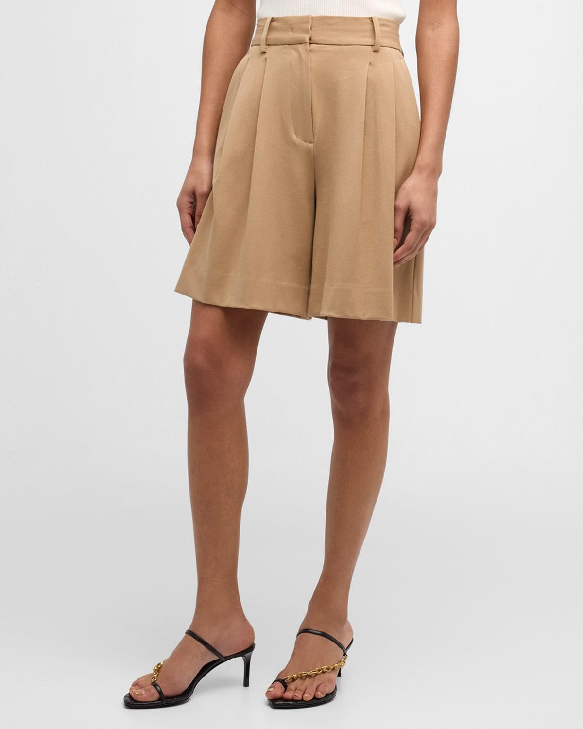 Luisa Long Wide-Leg Shorts Product Image