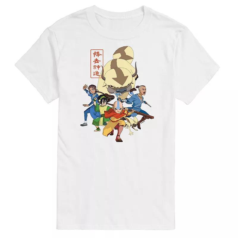 Big & Tall Avatar The Last Airbender Characters Graphic Tee, Mens Product Image