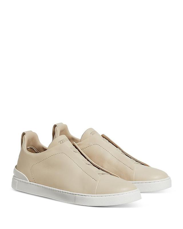 Zegna Mens Triple Stitch Secondskin Sneakers Product Image