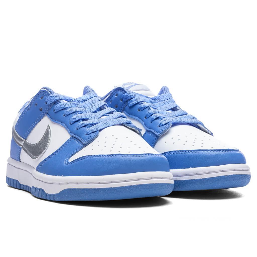 Women's Dunk Low - Royal Pulse/Metallic Silver/White Female Product Image