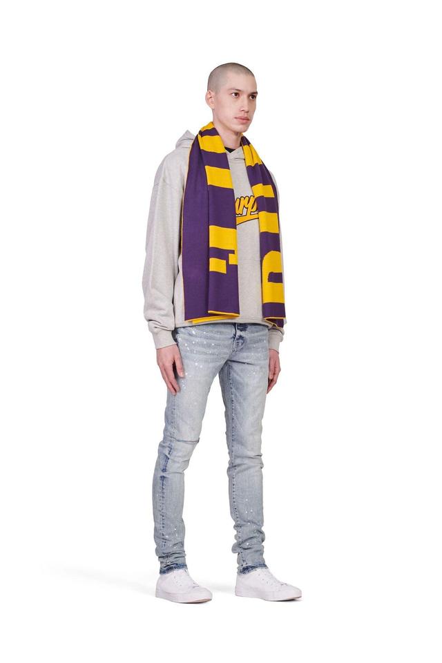 P905 SCARF - Exclusive Oversized Logo Yellow/Purple Male Product Image