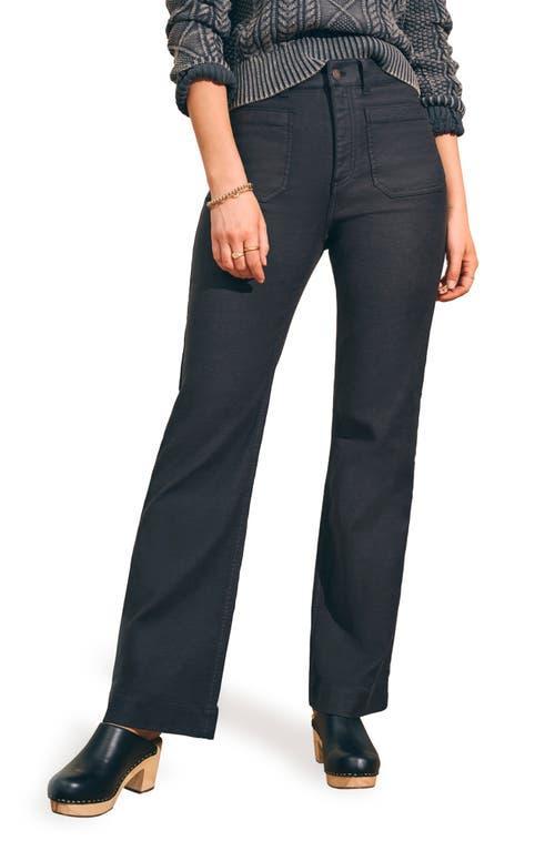 Faherty Stretch Terry Wide Leg Pants Product Image