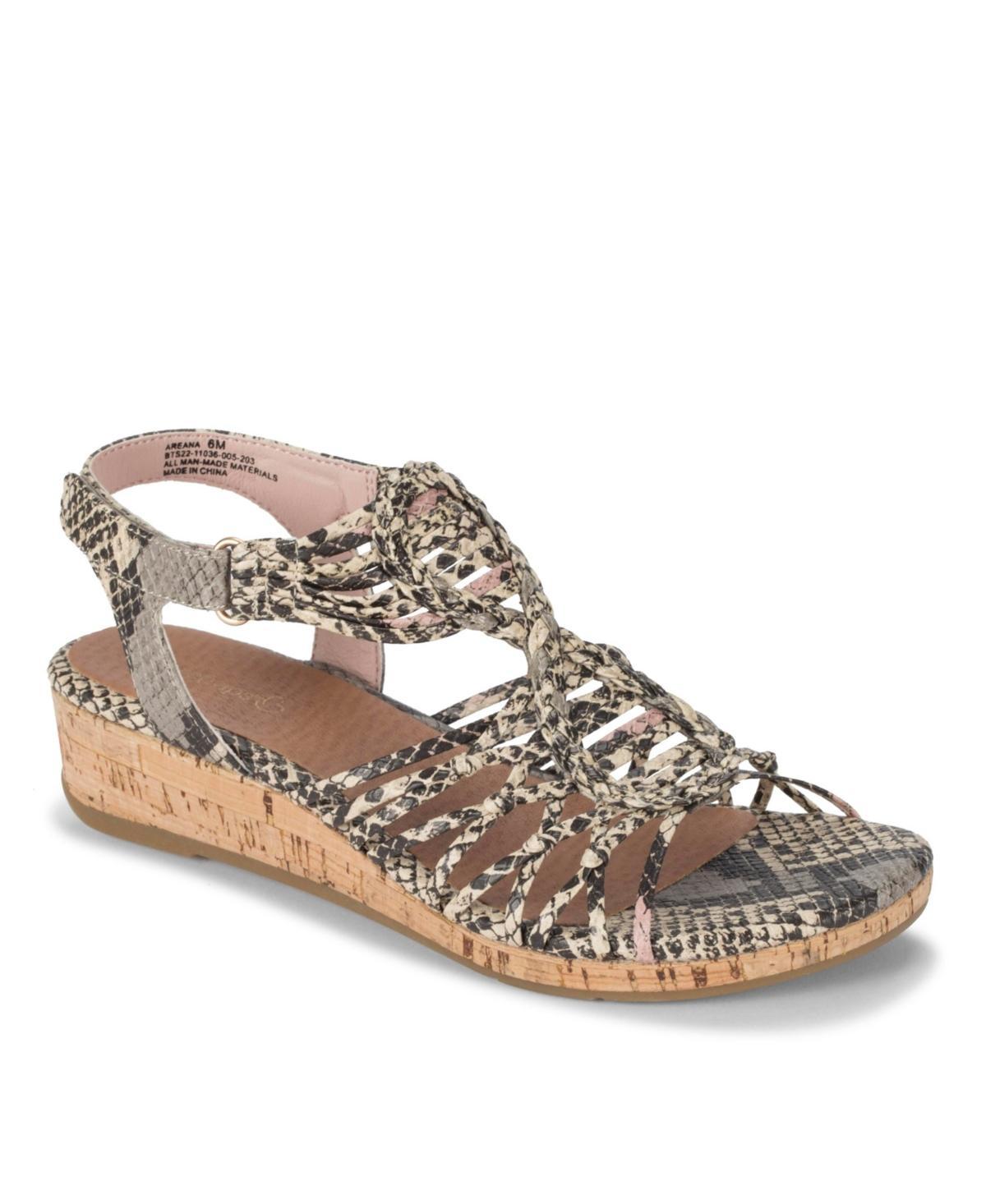 Baretraps Areana Womens Wedge Sandals Lt Brown Product Image