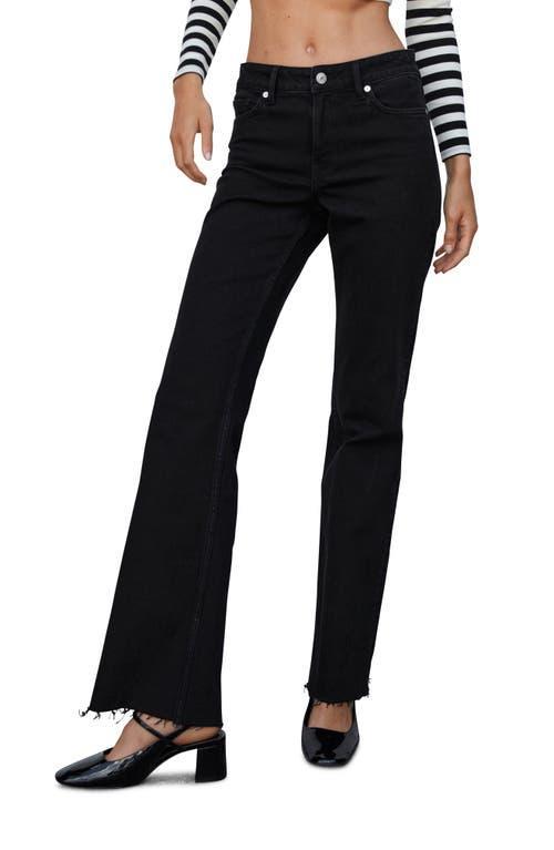 MANGO Raw Hem Flare Leg Jeans Product Image