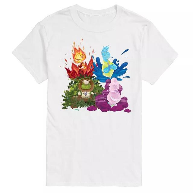 Mens Elemental Group Tee White Product Image