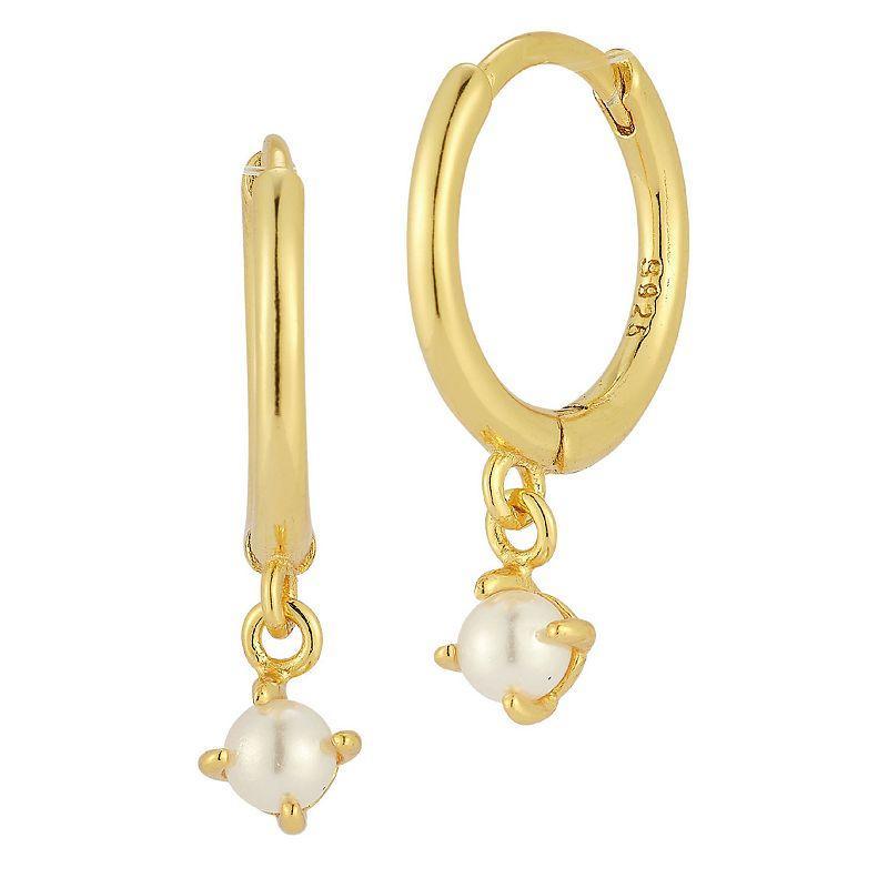 GLAZE JEWELRY 14K Yellow Gold Vermeil Baguette-Cut CZ Ear Cuff at Nordstrom Rack Product Image