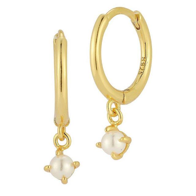 GLAZE JEWELRY 14K Yellow Gold Vermeil Baguette-Cut CZ Ear Cuff at Nordstrom Rack Product Image