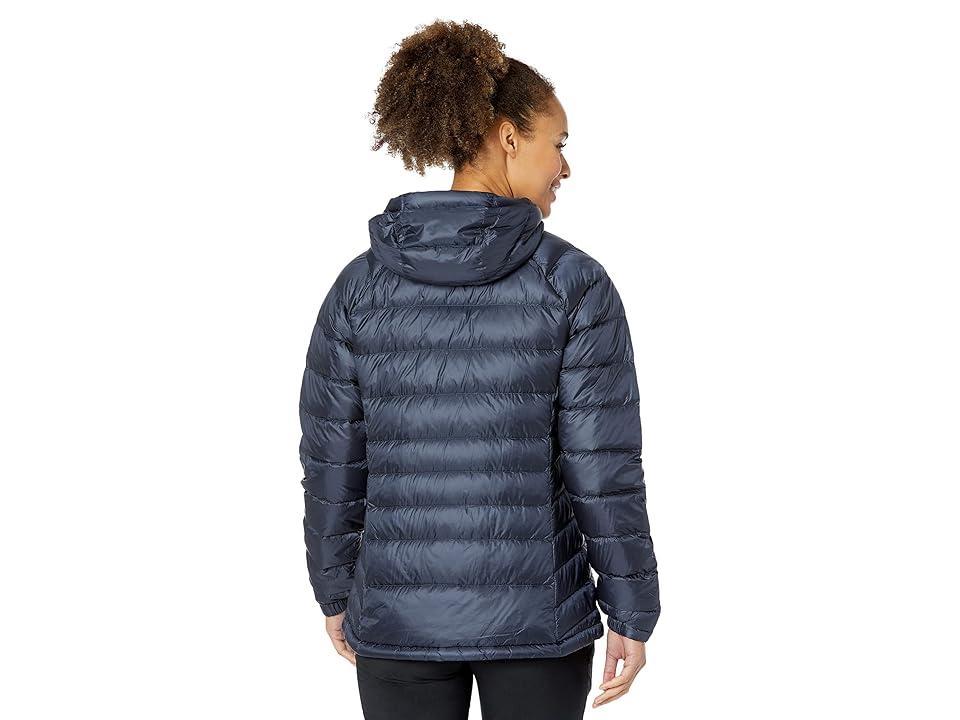 L.L.Bean Ultralight 850 Down Hooded Jacket (Carbon ) Women's Clothing Product Image