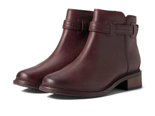 Clarks Maye Ease (Dark Leather) Women's Boots Product Image