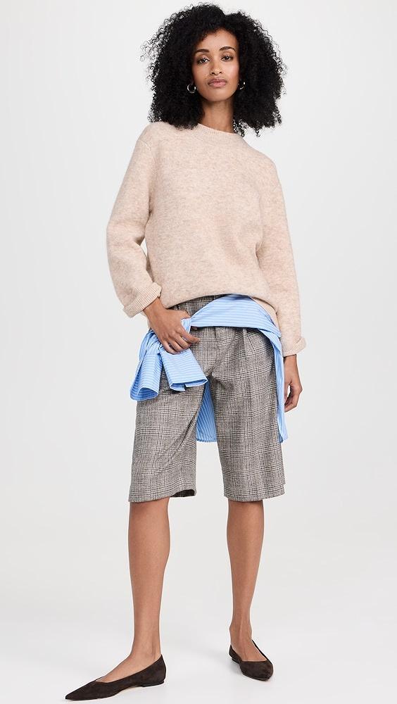 Vince Textured Soft Sculpt Crew Neck | Shopbop Product Image