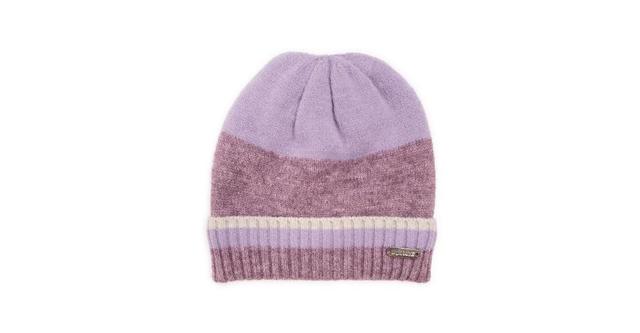 Muk Luks Womens Ribbed Colorblock Beanie Product Image